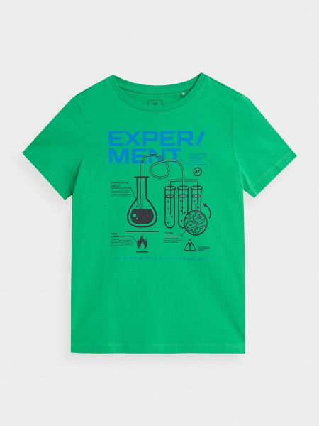 Футболка 4F TSHIRT 4FJSS23TTSHM1035-42S р.146 зелений