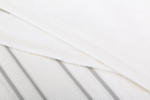 Рушник Villa 50x100 см білий із сірим Sous Dias 