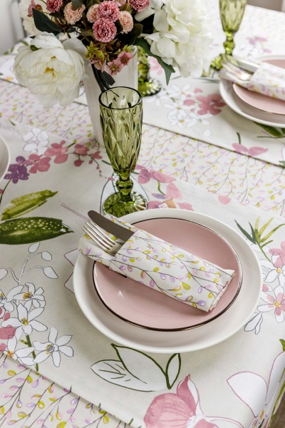 Дорожка на стол Орхидея 40x140 см Прованс 