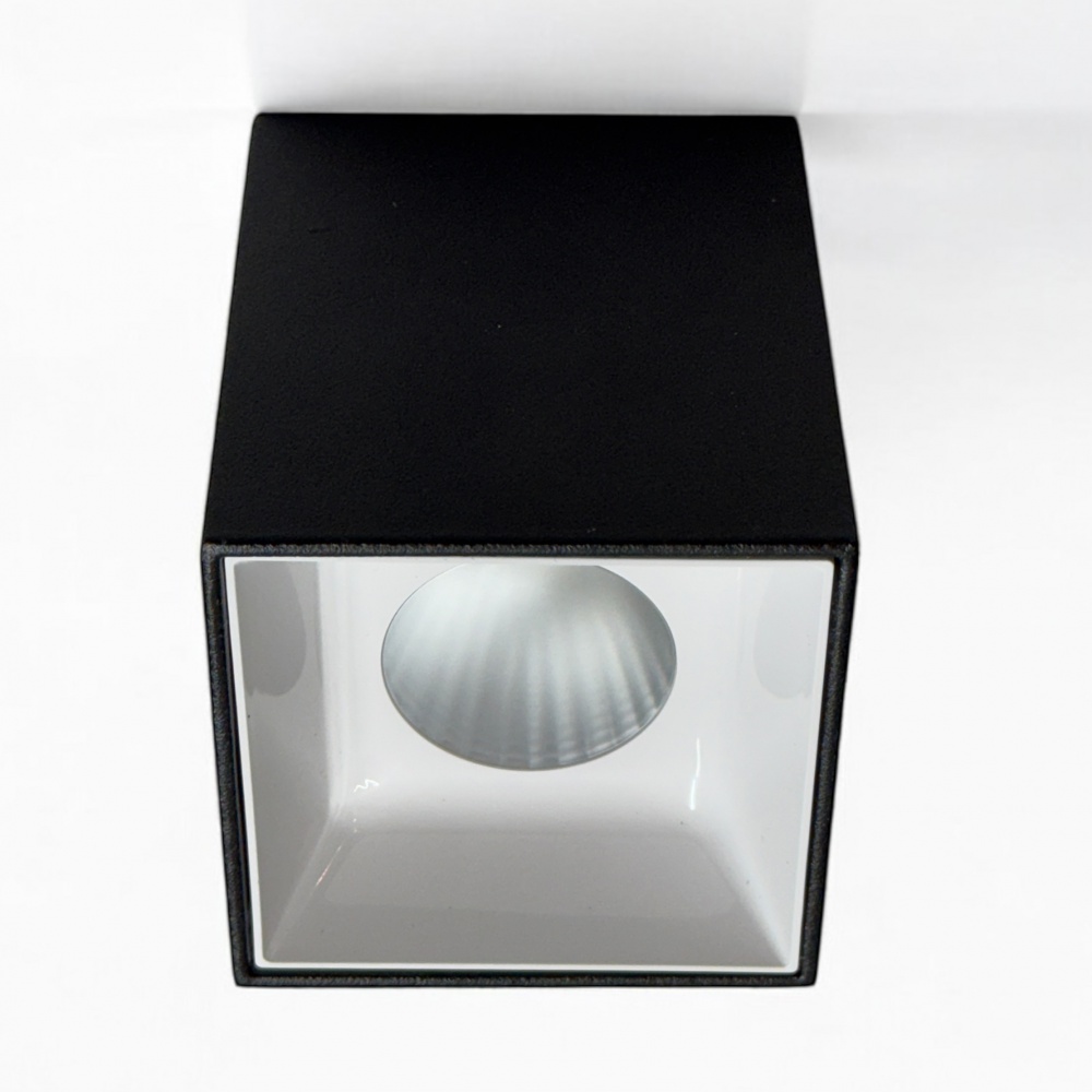 Світильник стельовий LIGHT SET DL-DH 12S 12 Вт GU5.3 4100 К чорний із білим