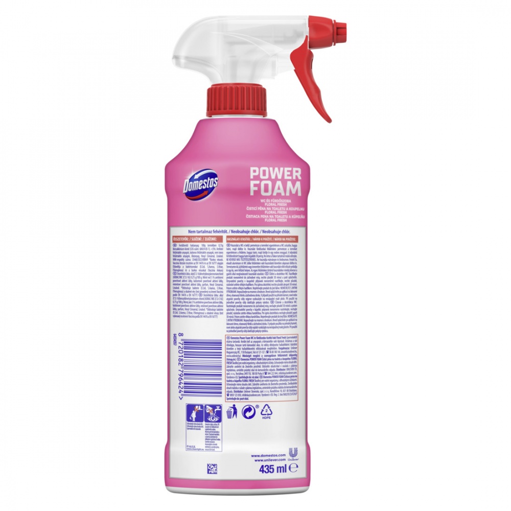 Пена Domestos цветочная свежесть 435 л