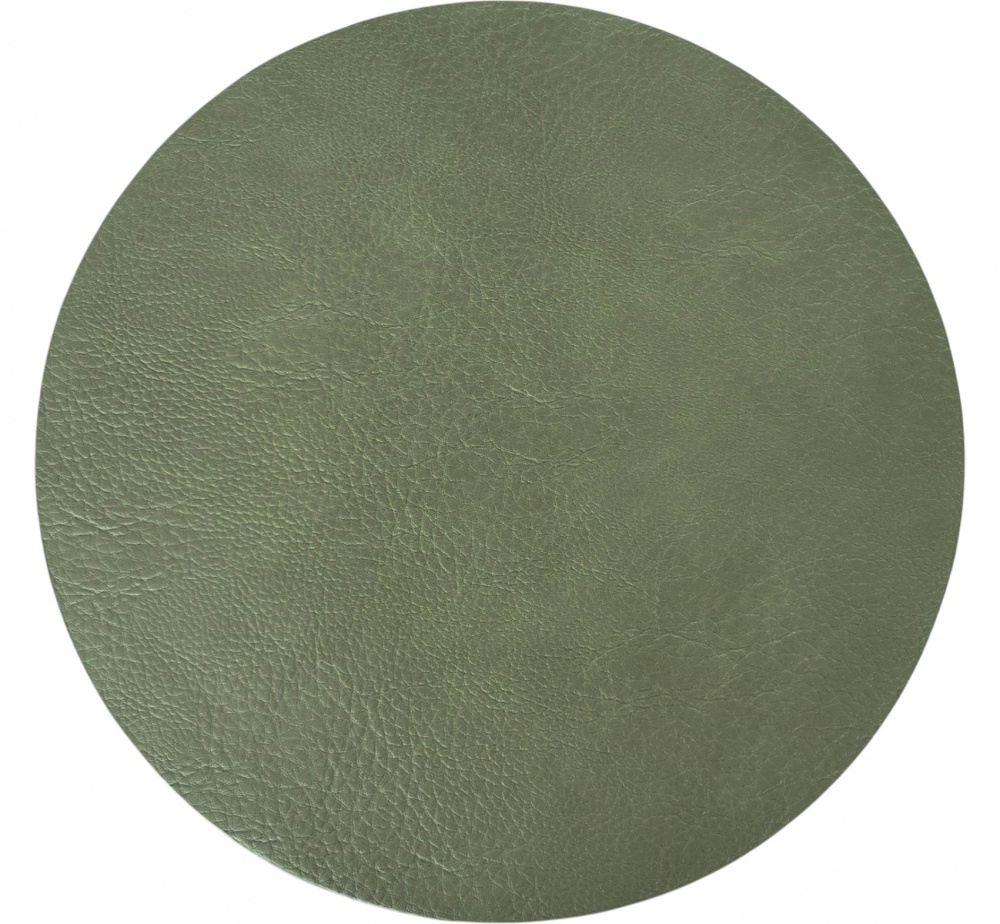 Коврик для сервировки Fiora круглый двусторонний 38 см зеленый полиуретан ACM4088Y