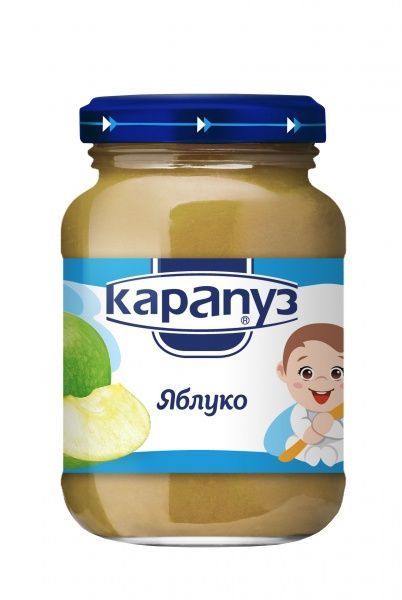 Пюре Карапуз Яблуко 200 г 4820012000012  