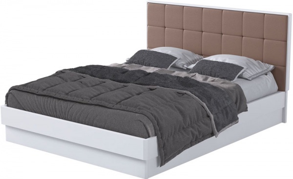 Кровать с подъемным механизмом Aqua Rodos Astrid ASTBed-Lift-1600 160x200 см белый матовый 