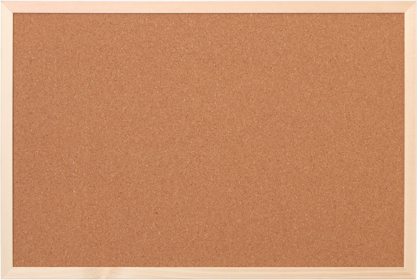 Доска пробковая Buromax 90х120 см с деревяной рамкой 