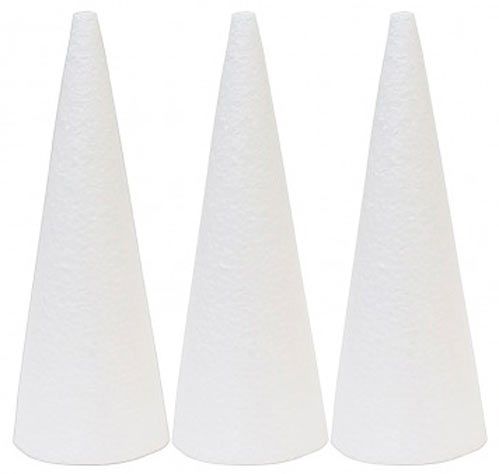 Набір заготовок Конус 22х8.5 см 3 шт білий
