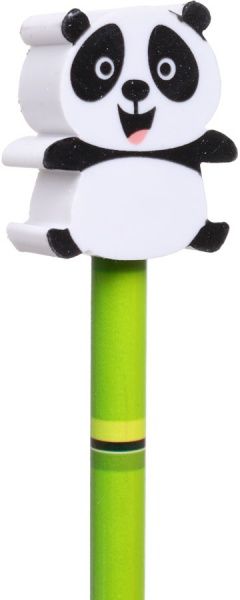 Карандаш чернографитный с ластиком Панда