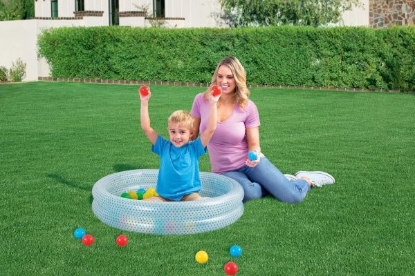 Басейн надувний Bestway з м'ячами Play pool 91x20 см колір в асортименті
