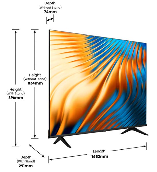 Телевізор Hisense 65A6BG