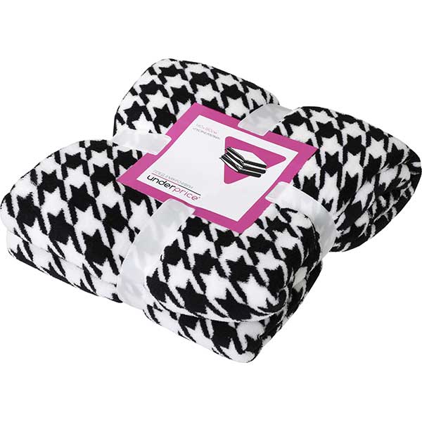 Плед мікрофібра Underprice Гусячі лапки 140x180 см