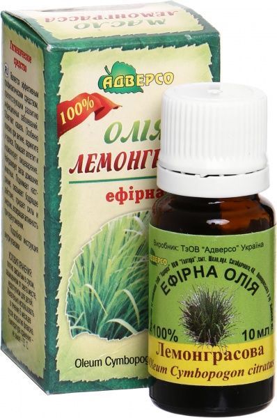 Эфирное масло Адверсо Ленонграс 10 мл 