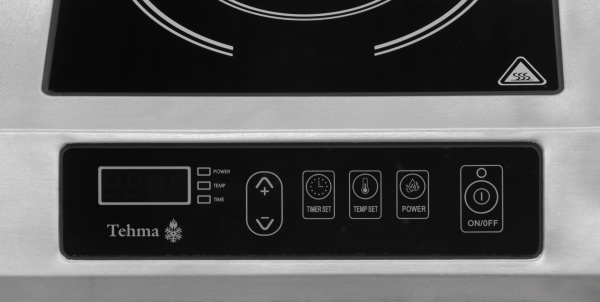 Плита индукционная Tehma 2-конф настольная 3,5 кВт 710х445х105 мм