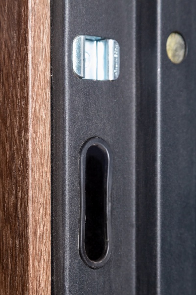 Двері вхідні Revolut Doors В-617 мод. 234-237 дуб тютюн / дуб немо срібний 2050x850 мм ліві