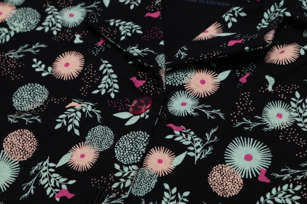 Піжама дитяча для дівчаток KOSTA 1431-2 р.110–116 чорний 