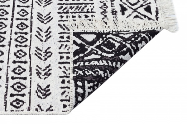 Килим Ekohali Arya AR 03 Black 120x180 см двосторонній 