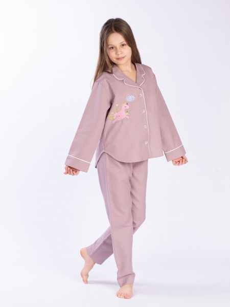 Пижама для девочек Эдельвика р.158 розовый 429-21/00 