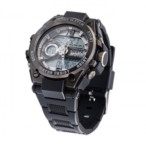 Часы тактические Sport (с гравировкой) BESTA black (NULL)