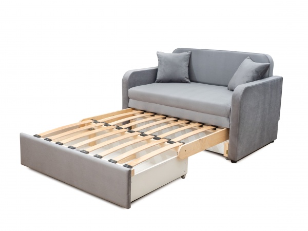 Тахта Маріо велюр темно-сірий 1260x820x830 мм