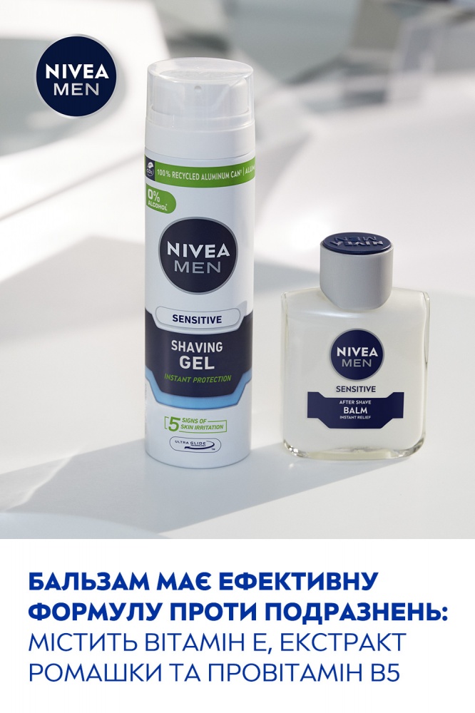 Набор для мужчин Nivea MEN SENSITIVE CARE 2024 с косметичкой