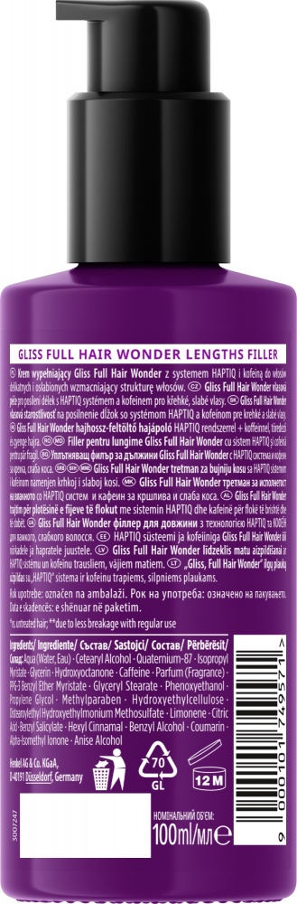 Филлер GLISS Full Hair Wonder для длины 100 мл