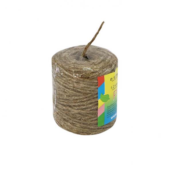 Шпагат лляний Радосвіт 1.5 мм 65 м сіро-зелений