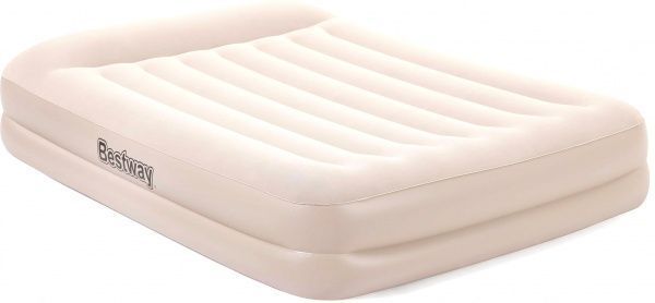 Матрас надувной Bestway Queen со встроенным электронасосом 203х152 см бежевый