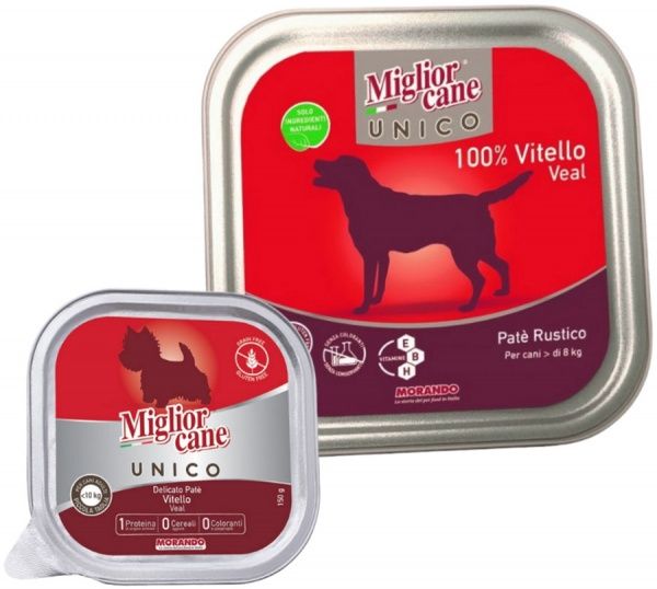 Корм Morando MigliorCane Unico only Veal для собак, з телятиною 300 г