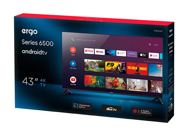 Телевизор Ergo 43GUS6500