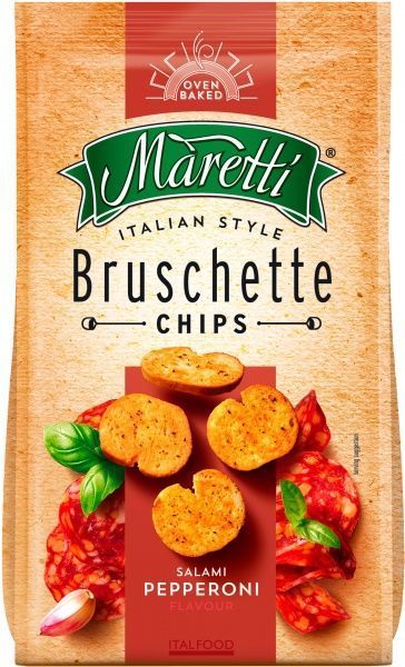 Брускети Maretti Salami peperoni 70 г (3800205873358) 