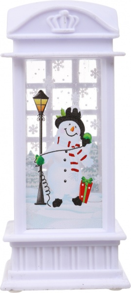 Фонарь декоративный телефонная будка XFD-3132 светодиодная (LED) 11 см 