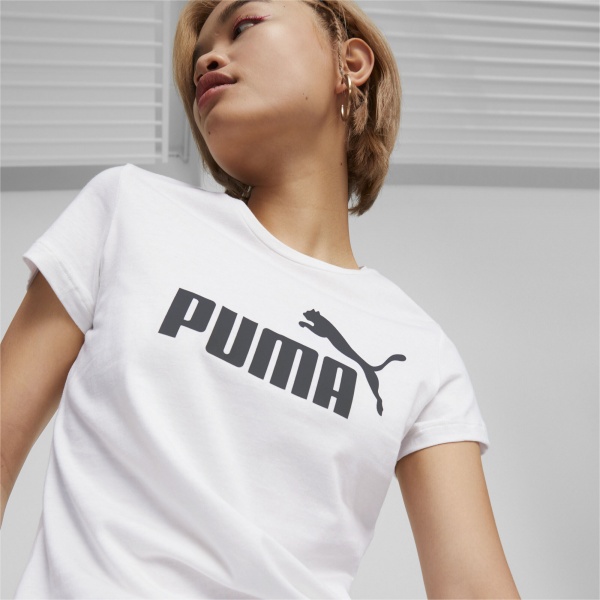 Футболка Puma ESS Logo Tee 58677402 р.XL білий