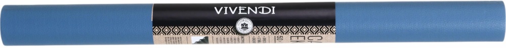 Самоклеющаяся экокожа Vivendi синяя 0,5x1,35 м