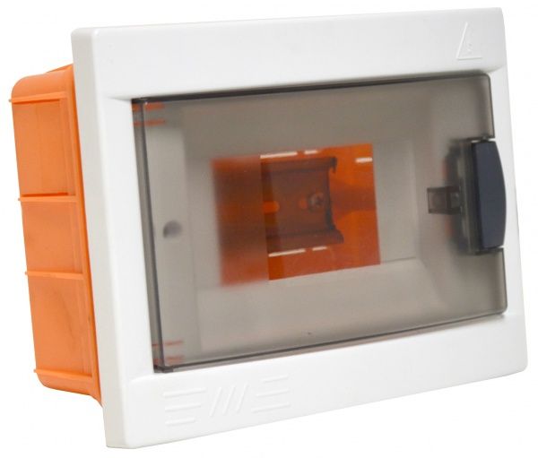 Щит пластиковый с крышкой Литмаш 6 модулей ЩРП6В