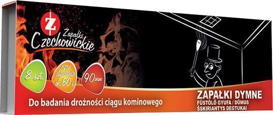 Спички дымовые РСС для проверки тяги 90 мм 8 шт.