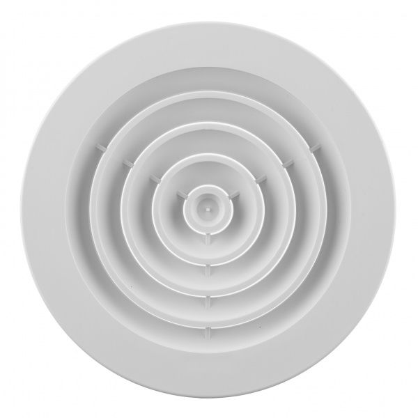 Диффузор MiniMax вентиляционный c фланцем и пружинным креплением d150 х d100 мм (2401) пластик белый 