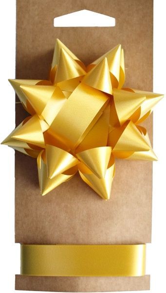 Стрічка для упаковки бантик і стрічка 1544 2 см 2 м золотий 