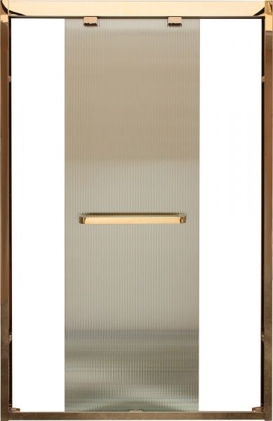 Душевые двери EGO ART 120х190 см стекло волнистое 