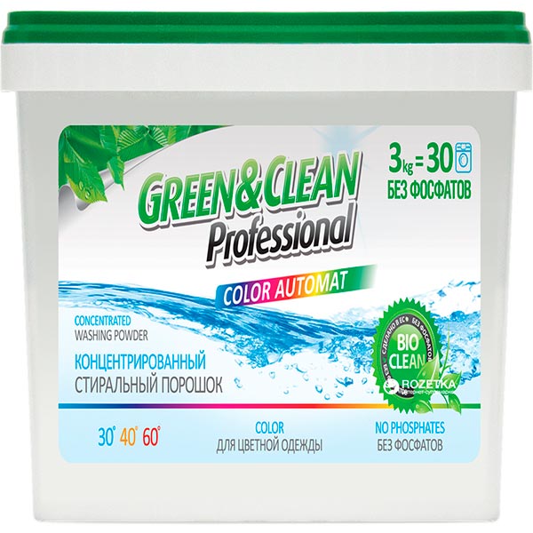 Стиральный порошок Green&Clean Professional Color 3 кг
