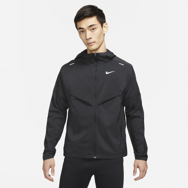 Ветровка Nike M NK RPL UV WINDRNNER JKT CZ9070-010 р.S черный