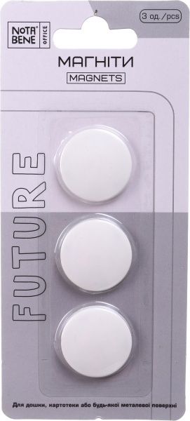 Комплект магнітів Future 30 мм 3 шт. Nota Bene
