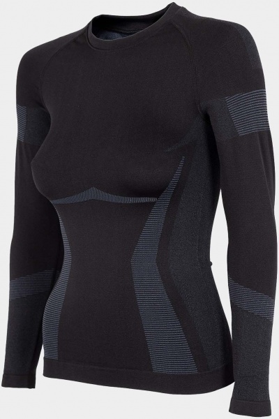 Футболка з довгим рукавом 4F WOSEAMLESS UNDERWEAR BIDB030G H4Z22-BIDB030G-20S р.XS/S чорний