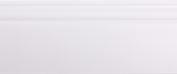 Плінтус King Floor JX113-W білий 2000x80x12 мм 