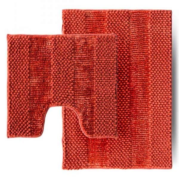 Набор ковриков Dariana Матрас 50х55 + 80х55 см терракот