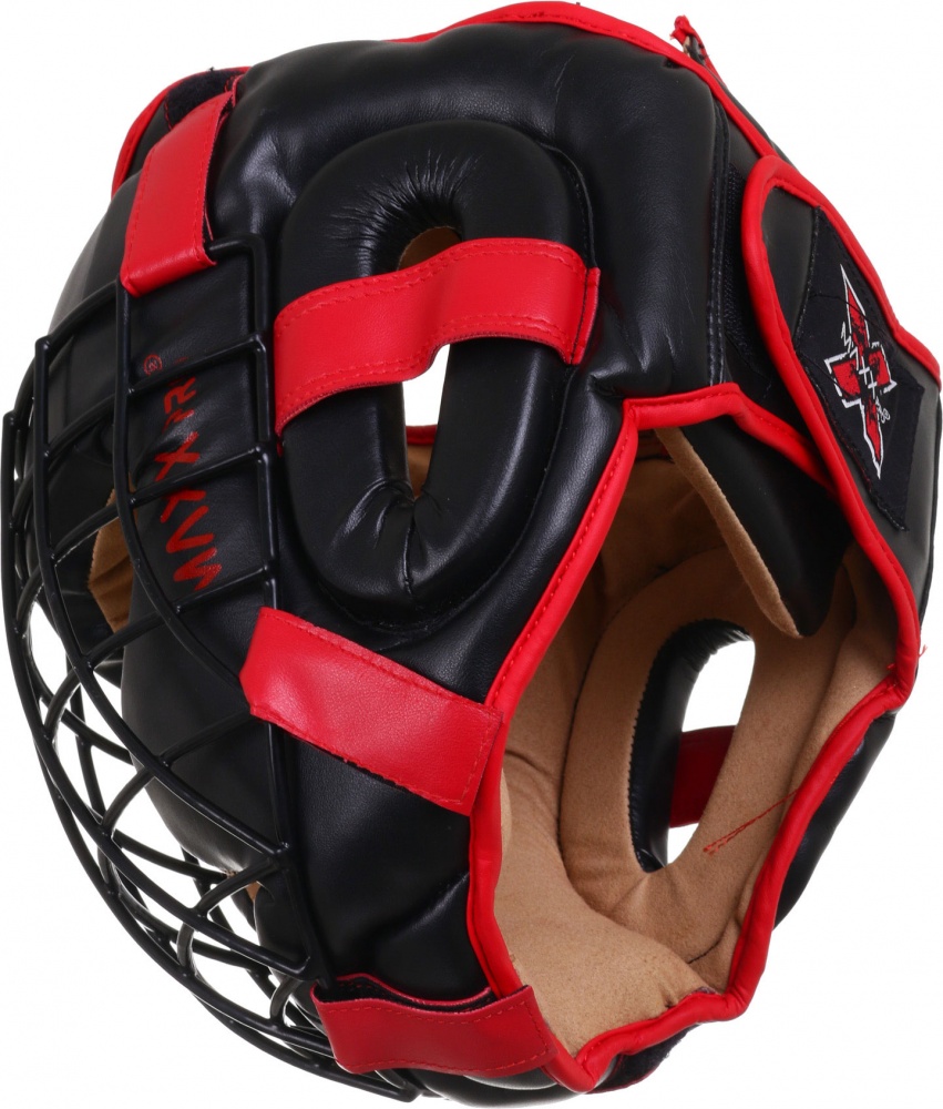 Шлем боксерский MaxxPro р. L AHG-750 Red vynil L красный