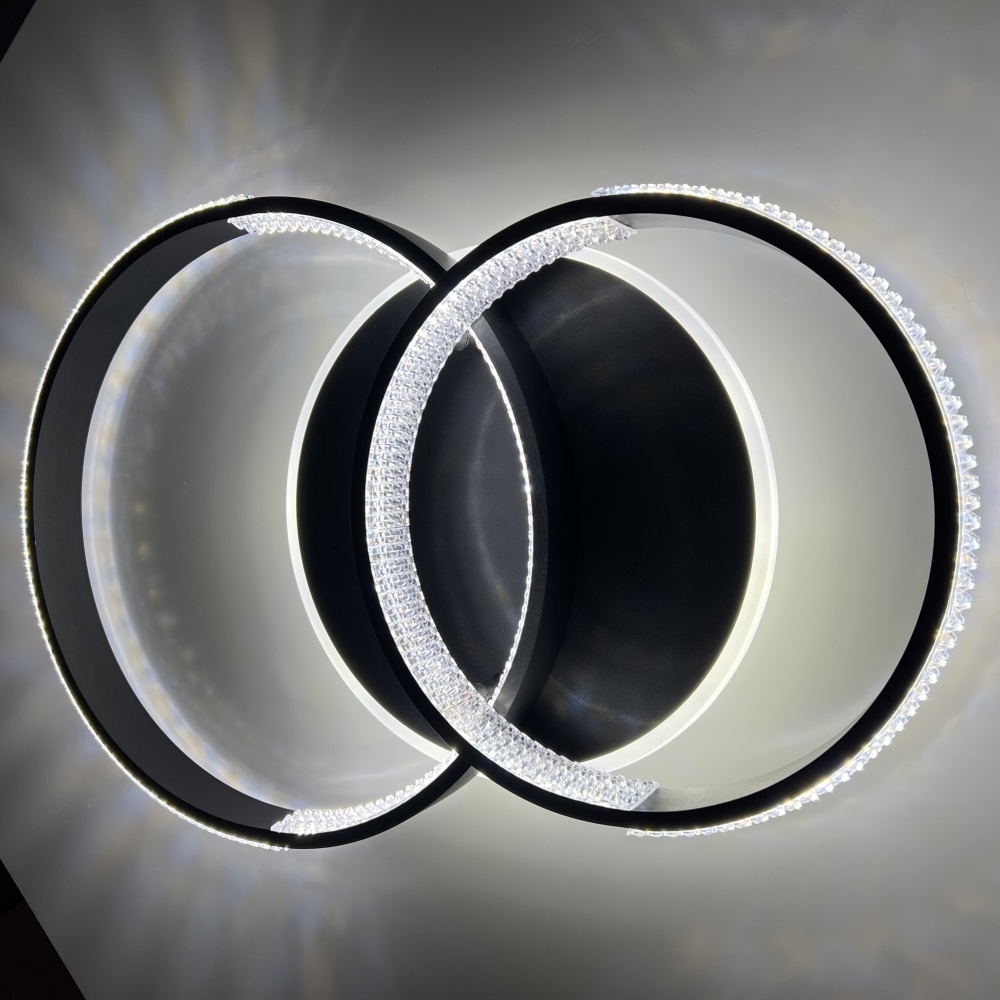 Люстра світлодіодна Luminaria 80 Вт LED-модуль чорний AKRILIKA ROUND 80W 3R BLACK