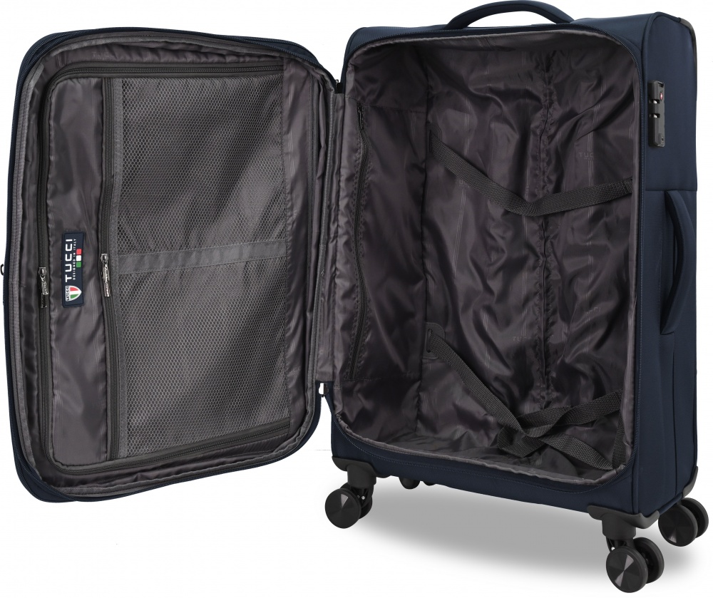 Валіза Tucci MS-3004R L 88 л синій