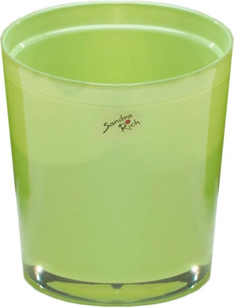 Кашпо стеклянное Sandra Rich Orchid круглый 2л зеленый (7053-13GR) 
