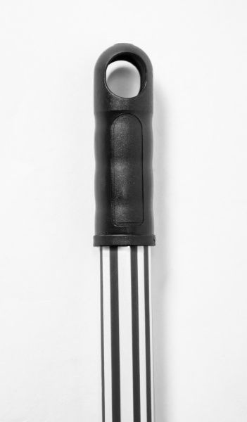 Ручка для швабры универсальное Гривня Петрівна прорезиненная120см*0,23мм, бело-черная 