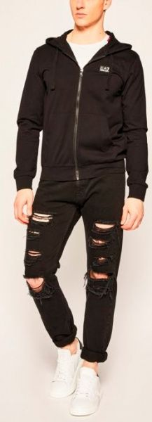 Джемпер EA7 Felpa 3HPM14-PJ7BZ-1200 р. XL чорний