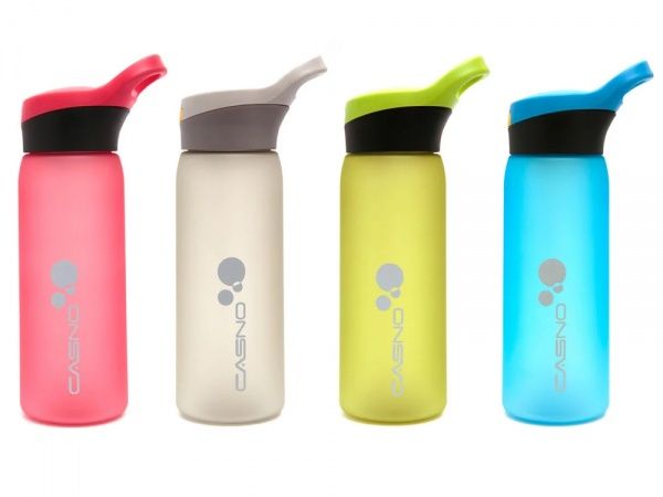 Пляшка для води 750 мл Casno сірий KXN-1210_Grey